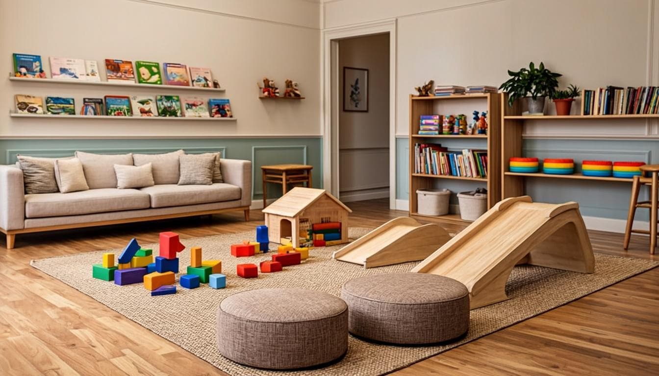 Happy Kids Childcare home daycare website demo with purple theme and contact form